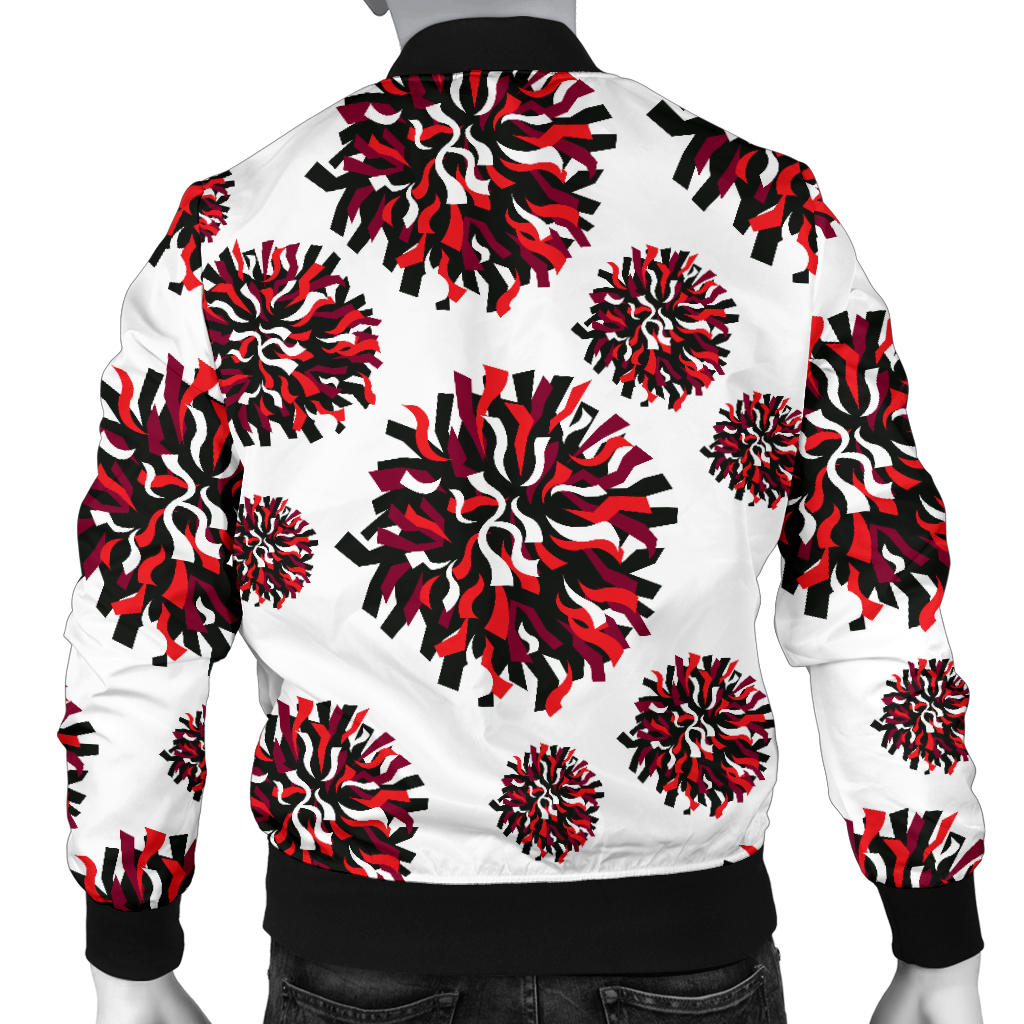Cheerleader Pattern Print Design 01 Men Bomber Jacket