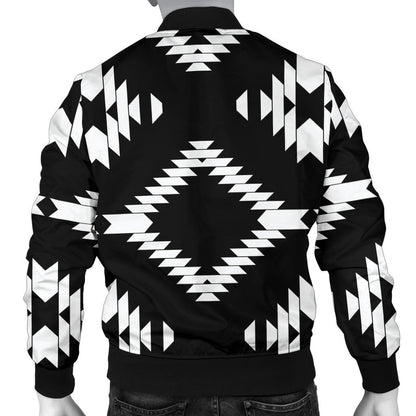 Native Pattern Print Design A04 Men Bomber Jacket