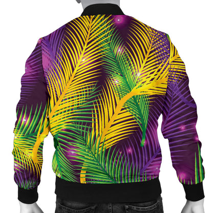 Mardi Gras Pattern Print Design 09 Men Bomber Jacket