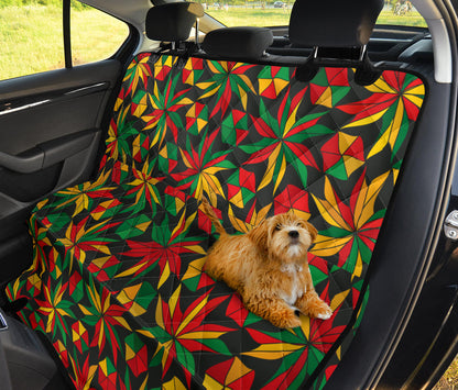 Rastafarian Pattern Print Design A03 Rear Dog Car Seat Cover Hammock