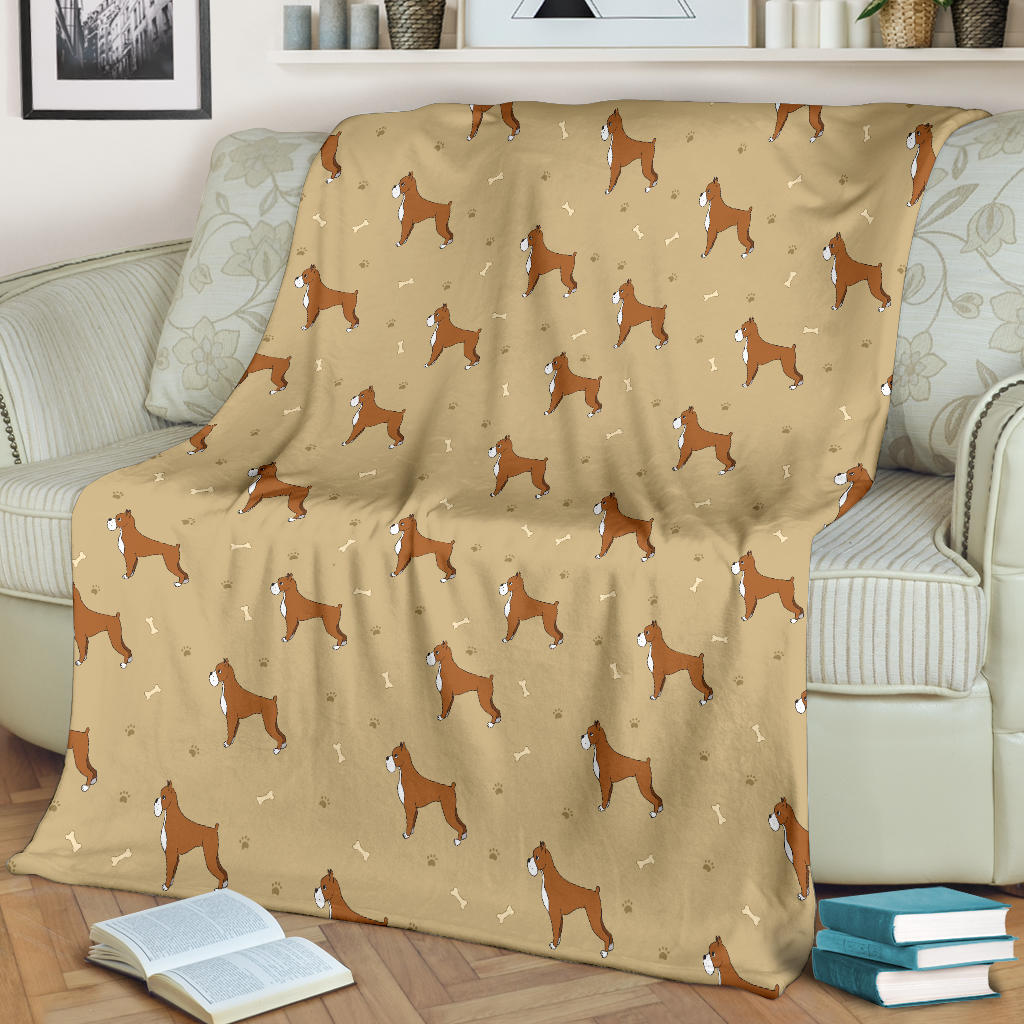 Boxers Pattern Print Design 02 Premium Blanket