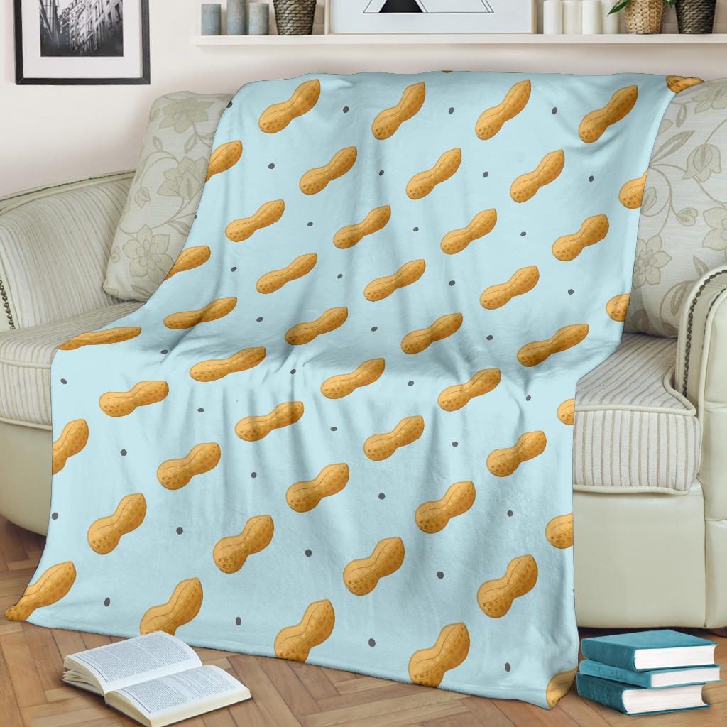Peanut Pattern Print Design A03 Premium Blanket