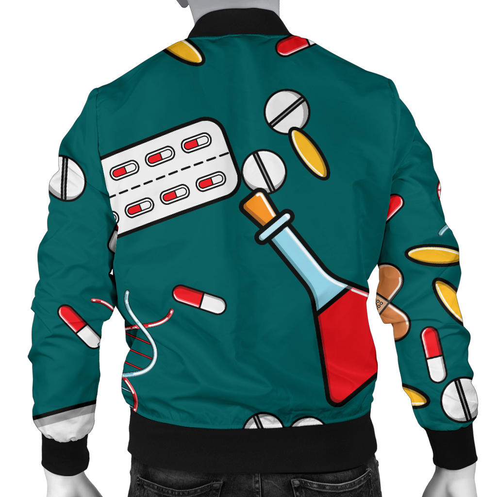 Nurse Pattern Print Design A05 Men Bomber Jacket