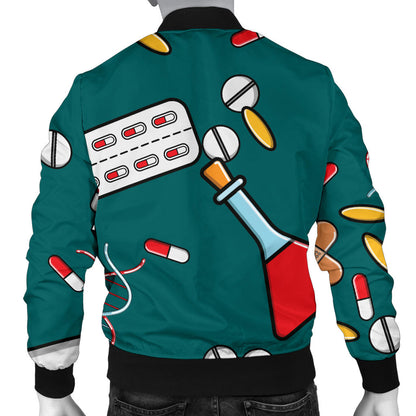 Nurse Pattern Print Design A05 Men Bomber Jacket
