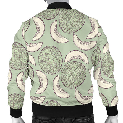 Cantaloupe Pattern Print Design 01 Men Bomber Jacket