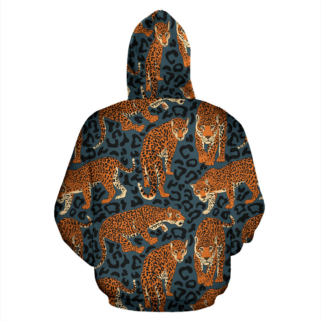 Jaguar Pattern Print Design 04 Pullover Hoodie
