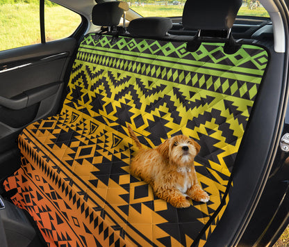 Rastafarian Pattern Print Design A04 Rear Dog Car Seat Cover Hammock