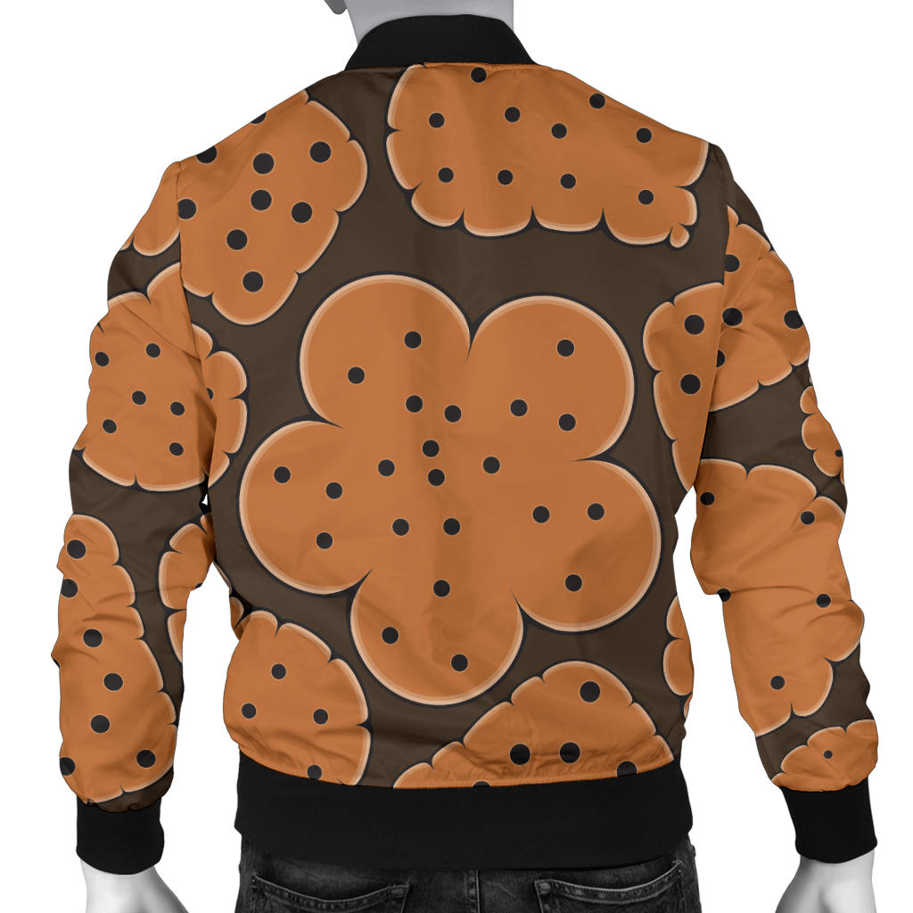 Cracker Pattern Print Design 01 Men Bomber Jacket