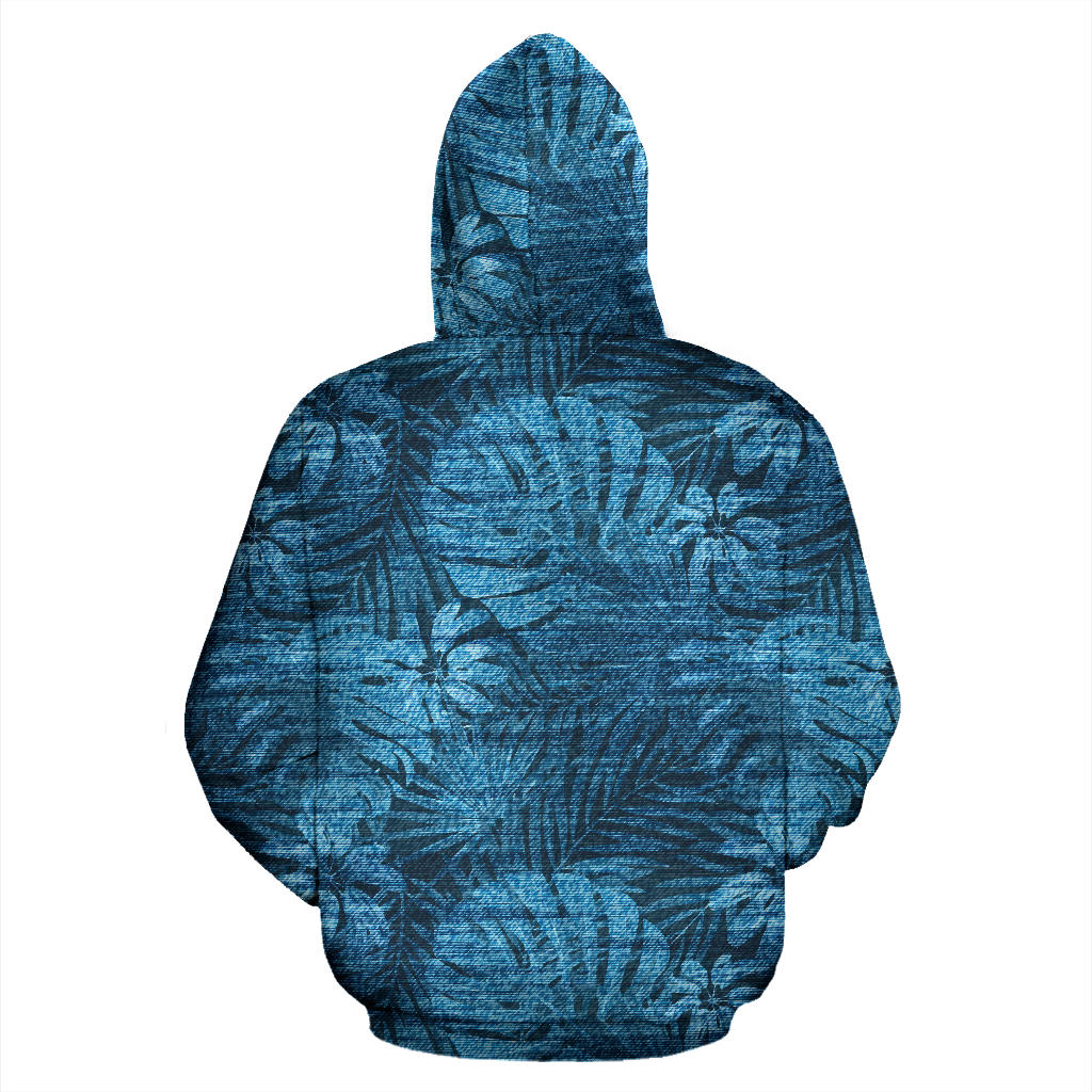 Jean Tropical Pattern Print Design 04 Pullover Hoodie