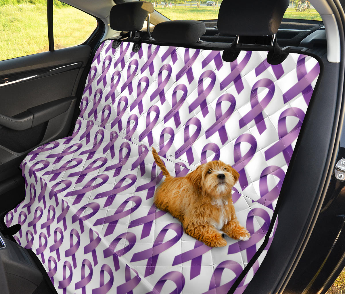 Pancreatic cancer Pattern Print Design A01 Rear Dog Car Seat Cover Hammock