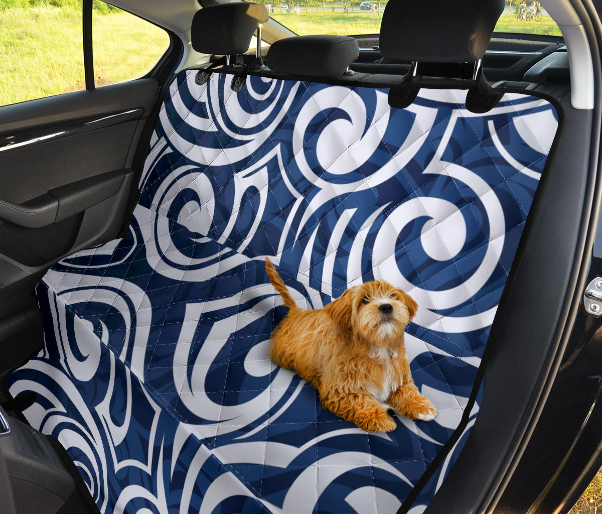 Maori Pattern Print Design 01 Rear Dog Car Seat Cover Hammock