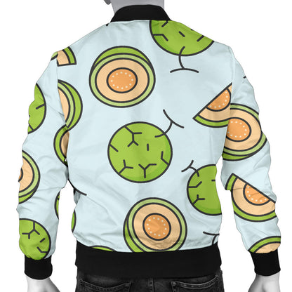 Cantaloupe Pattern Print Design 02 Men Bomber Jacket