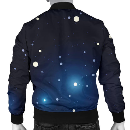 Night sky Pattern Print Design A02 Men Bomber Jacket