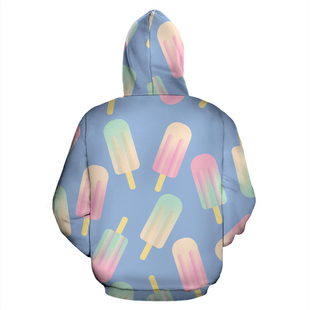 Ice Cream Pattern Print Design 05 Pullover Hoodie