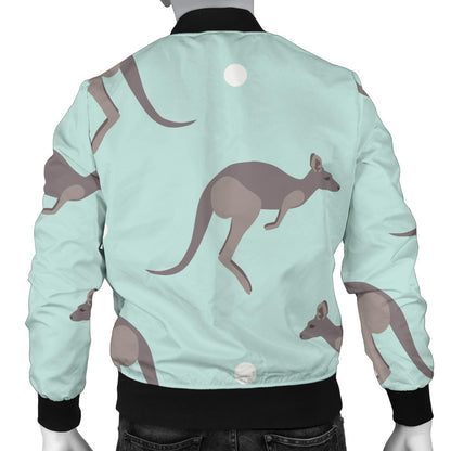 Kangaroos Pattern Print Design 04 Men Bomber Jacket