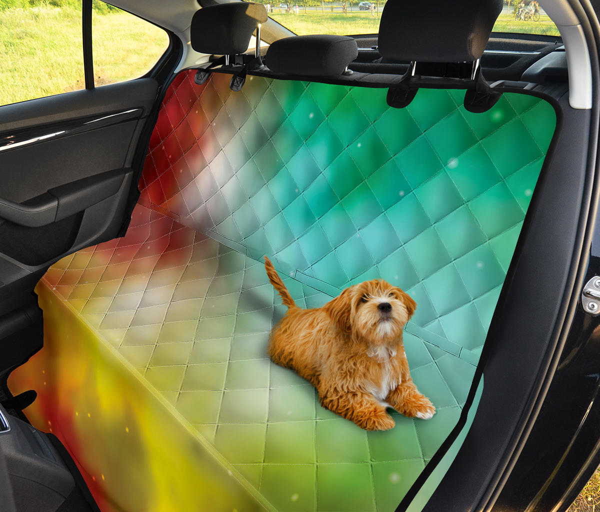 Nebula Pattern Print Design A04 Rear Dog Car Seat Cover Hammock