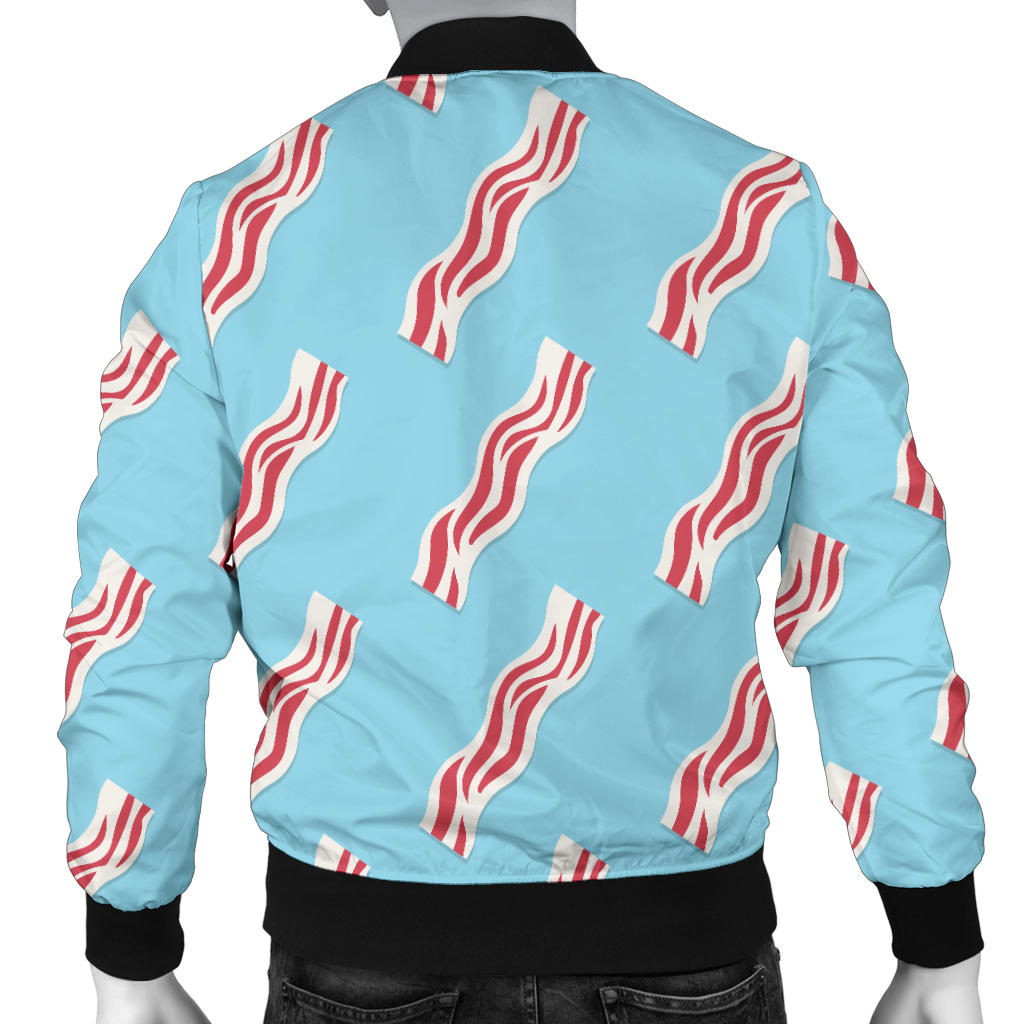 Bacon Pattern Print Design 03 Men Bomber Jacket