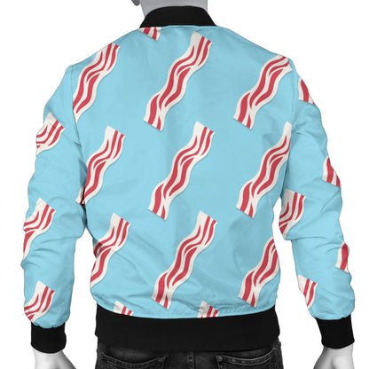 Bacon Pattern Print Design 03 Men Bomber Jacket