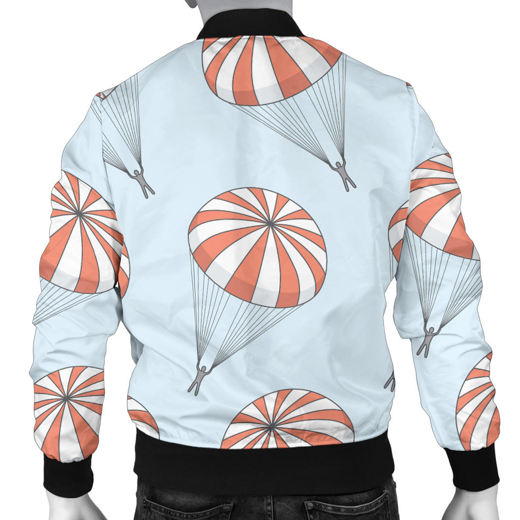 Skydiving Pattern Print Design 01 Men Bomber Jacket