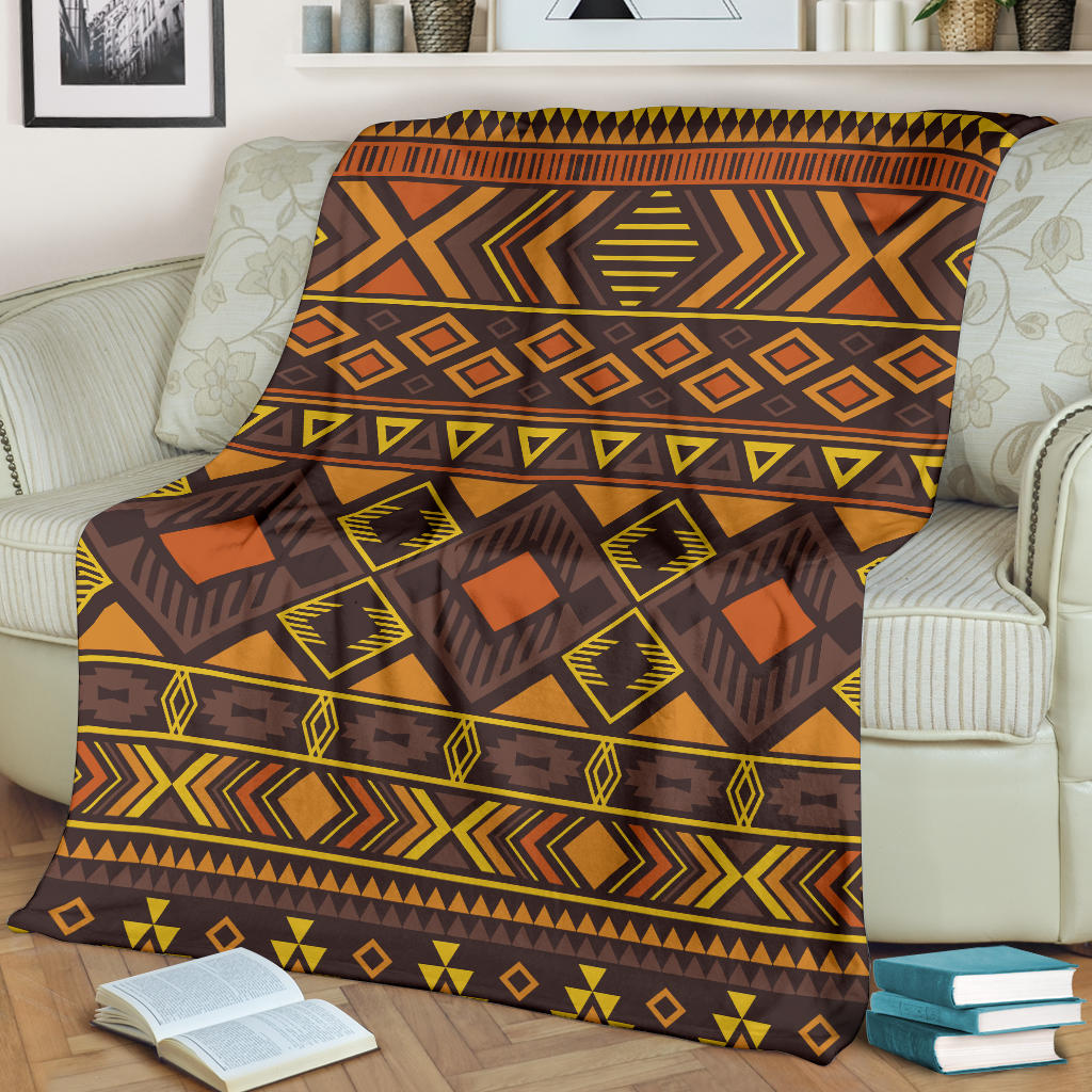 Navajo Pattern Print Design A06 Premium Blanket