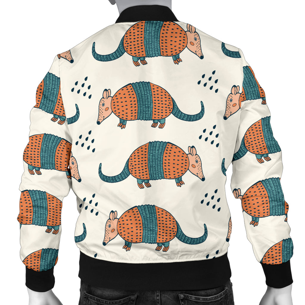 Armadillo Pattern Print Design 01 Men Bomber Jacket