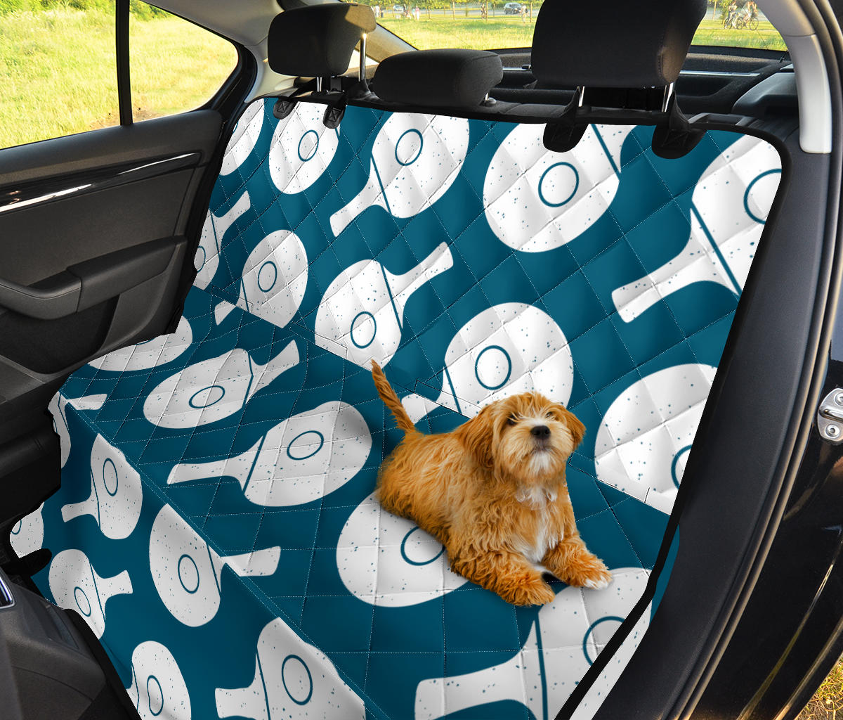 Ping Pong Pattern Print Design A02 Rear Dog Car Seat Cover Hammock