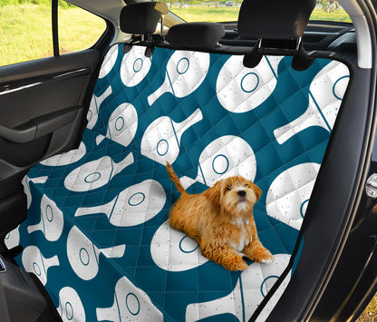 Ping Pong Pattern Print Design A02 Rear Dog Car Seat Cover Hammock
