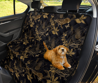 Parakeet Pattern Print Design A05 Rear Dog Car Seat Cover Hammock