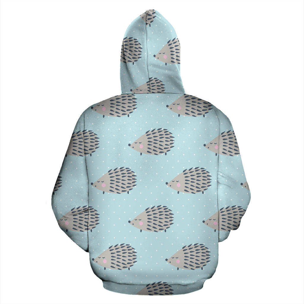 Hedgehog Pattern Print Design 02 Pullover Hoodie