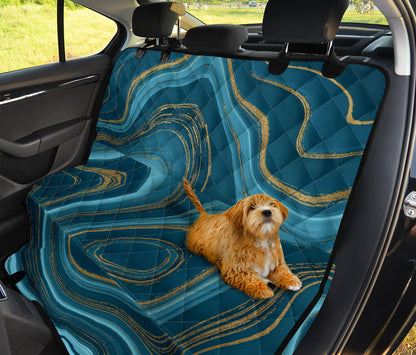 Liquid Pattern Print Design 04 Rear Dog Car Seat Cover Hammock