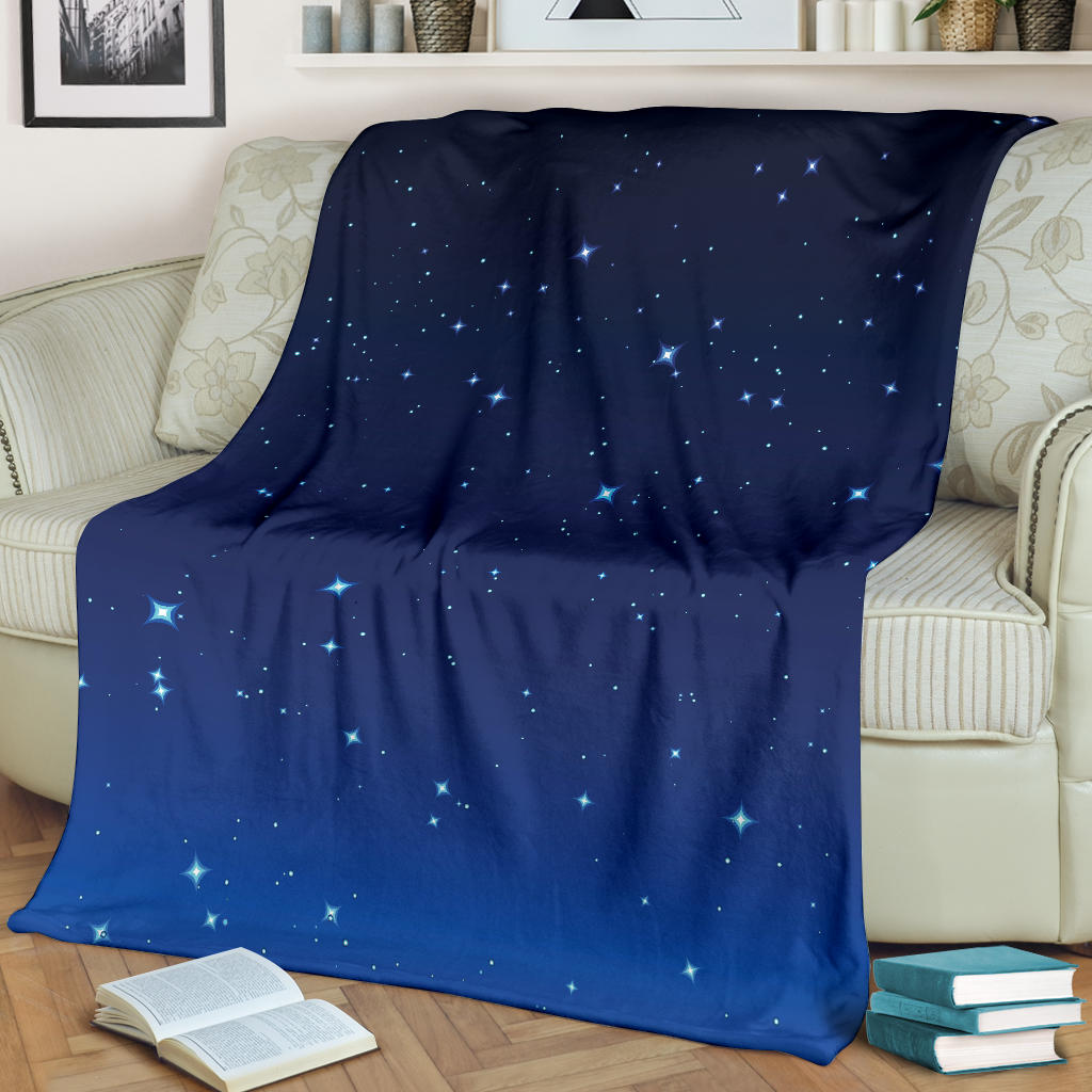 Night sky Pattern Print Design A01 Premium Blanket