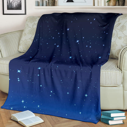 Night sky Pattern Print Design A01 Premium Blanket