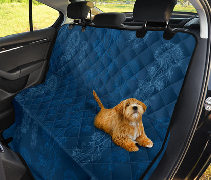 Jellyfish Pattern Print Design 01 Rear Dog Car Seat Cover Hammock