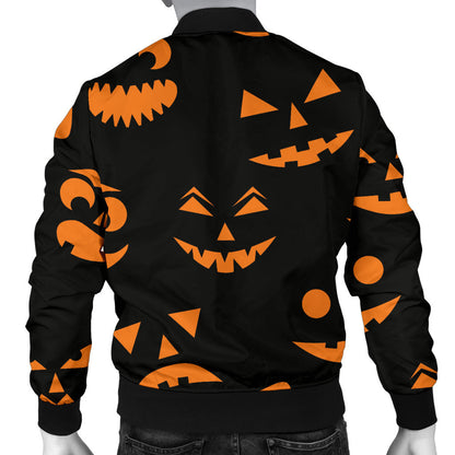 Halloween Pattern Print Design 02 Men Bomber Jacket