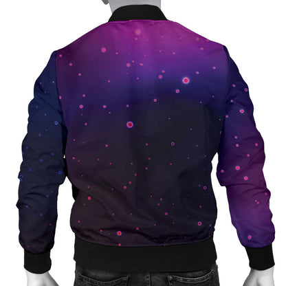 Night sky Pattern Print Design A04 Men Bomber Jacket