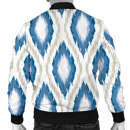 Ikat Pattern Print Design 02 Men Bomber Jacket