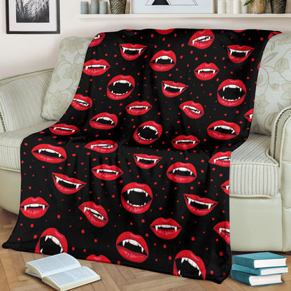 Halloween Pattern Print Design 01 Premium Blanket