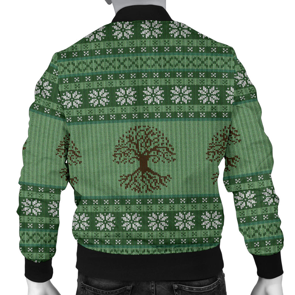 Celtic Pattern Print Design 09 Men Bomber Jacket