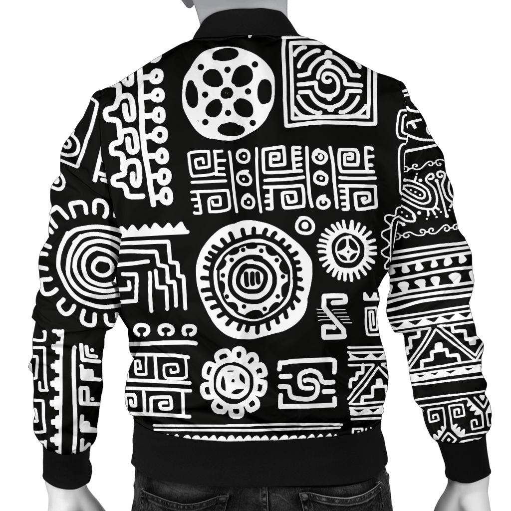 Polynesian Pattern Print Design A02 Men Bomber Jacket