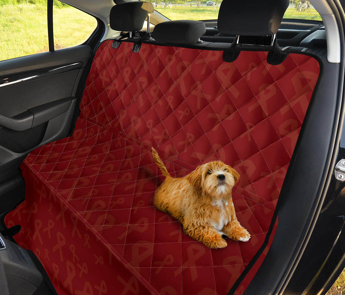 Multiple myeloma Pattern Print Design A02 Rear Dog Car Seat Cover Hammock