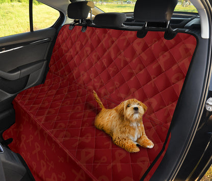 Multiple myeloma Pattern Print Design A02 Rear Dog Car Seat Cover Hammock