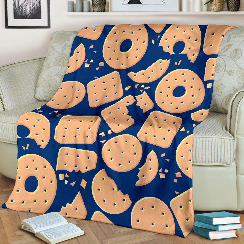 Cracker Pattern Print Design 03 Premium Blanket