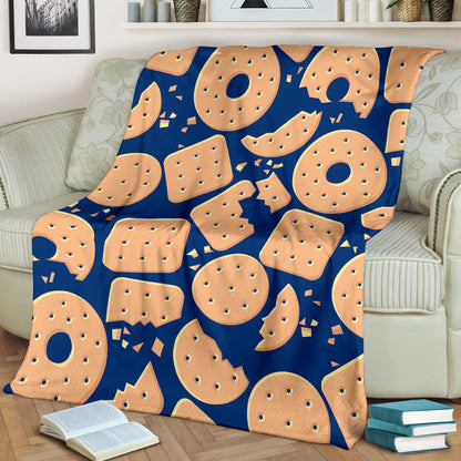 Cracker Pattern Print Design 03 Premium Blanket