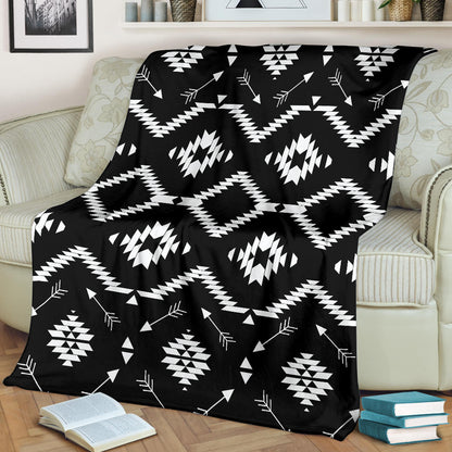 Native Pattern Print Design A04 Premium Blanket