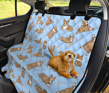 Pembroke Welsh Corgis Pattern Print Design A05 Rear Dog Car Seat Cover Hammock
