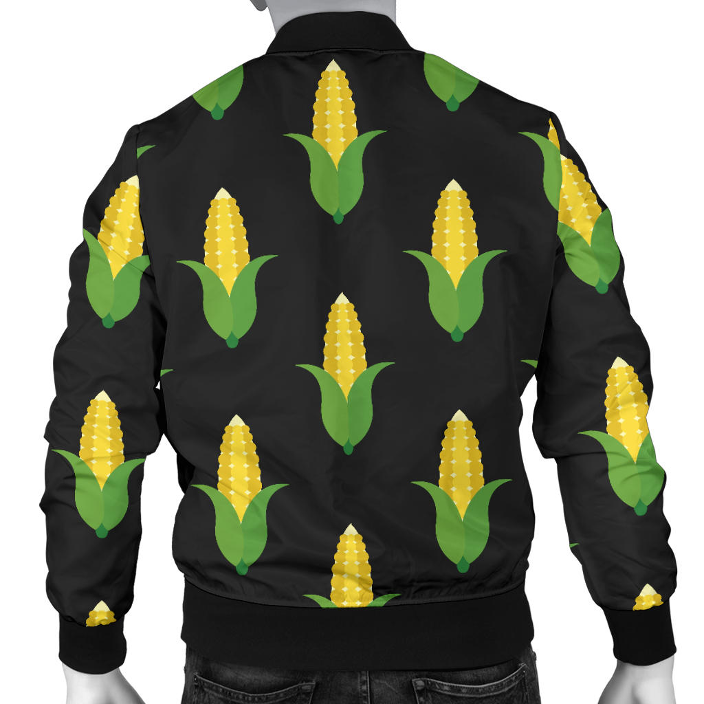 Corn Pattern Print Design 05 Men Bomber Jacket