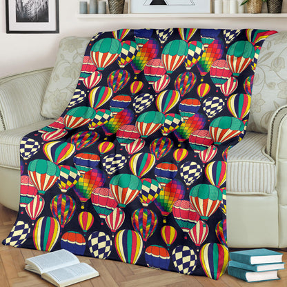 Ballon Pattern Print Design 02 Premium Blanket