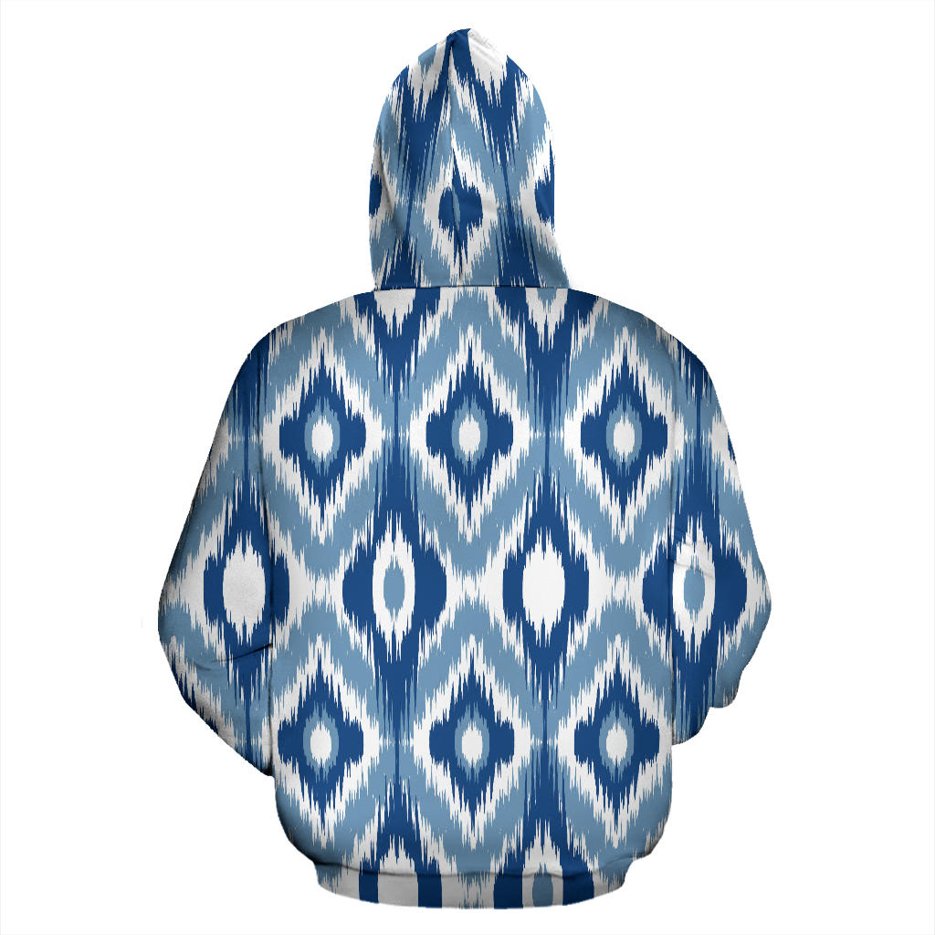 Ikat Pattern Print Design 03 Pullover Hoodie