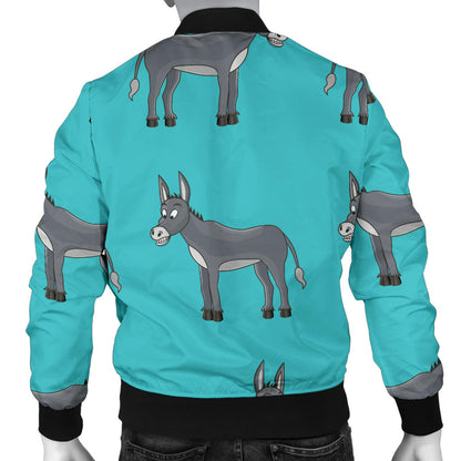 Donkey Pattern Print Design 01 Men Bomber Jacket