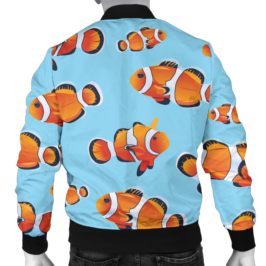 Clownfish Pattern Print Design 01 Men Bomber Jacket